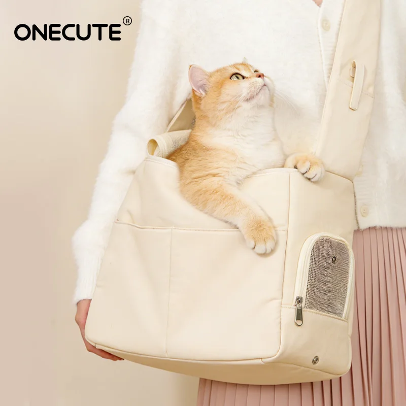 Bolso transporte transpirable de malla para gatos y perros pequeños - imagen 5