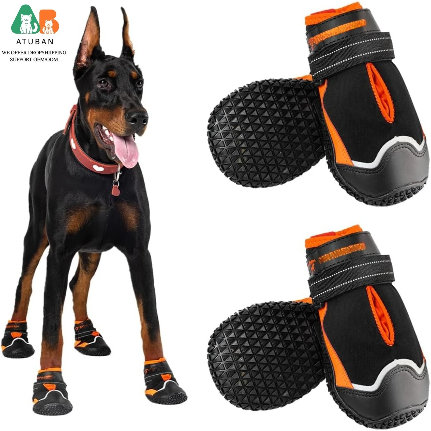 Botines impermeables para perros – Protector de patas para paseo y senderismo