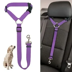 Arnés de seguridad ajustable para coche, válido en perros y gatos