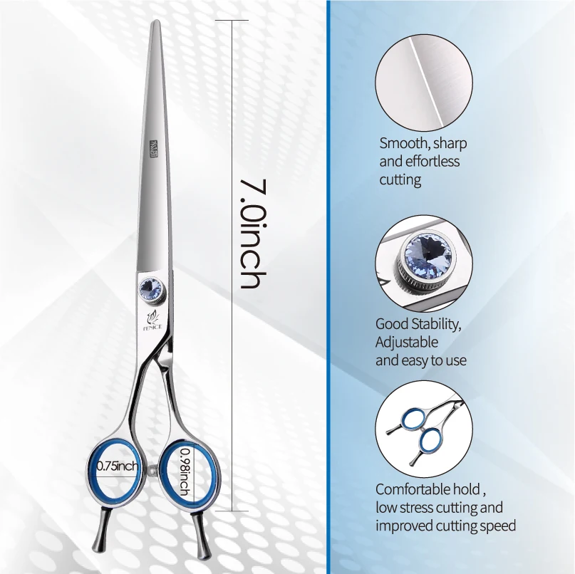 7 inch left straight