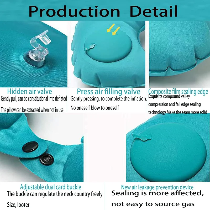 Almohada de viaje inflable para gato y perro – Cervical forma U - imagen 3