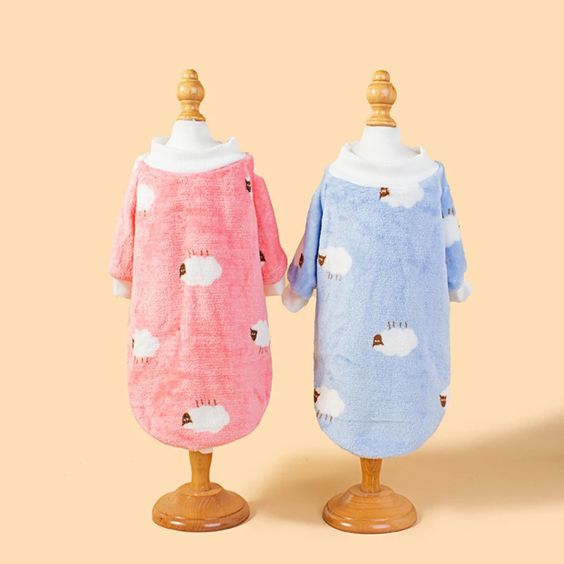 Ropa para mascotas, forro polar de dibujos animados para perros, cachorros Bichon Frise de tamaño pequeño y mediano, cómodo forro polar.