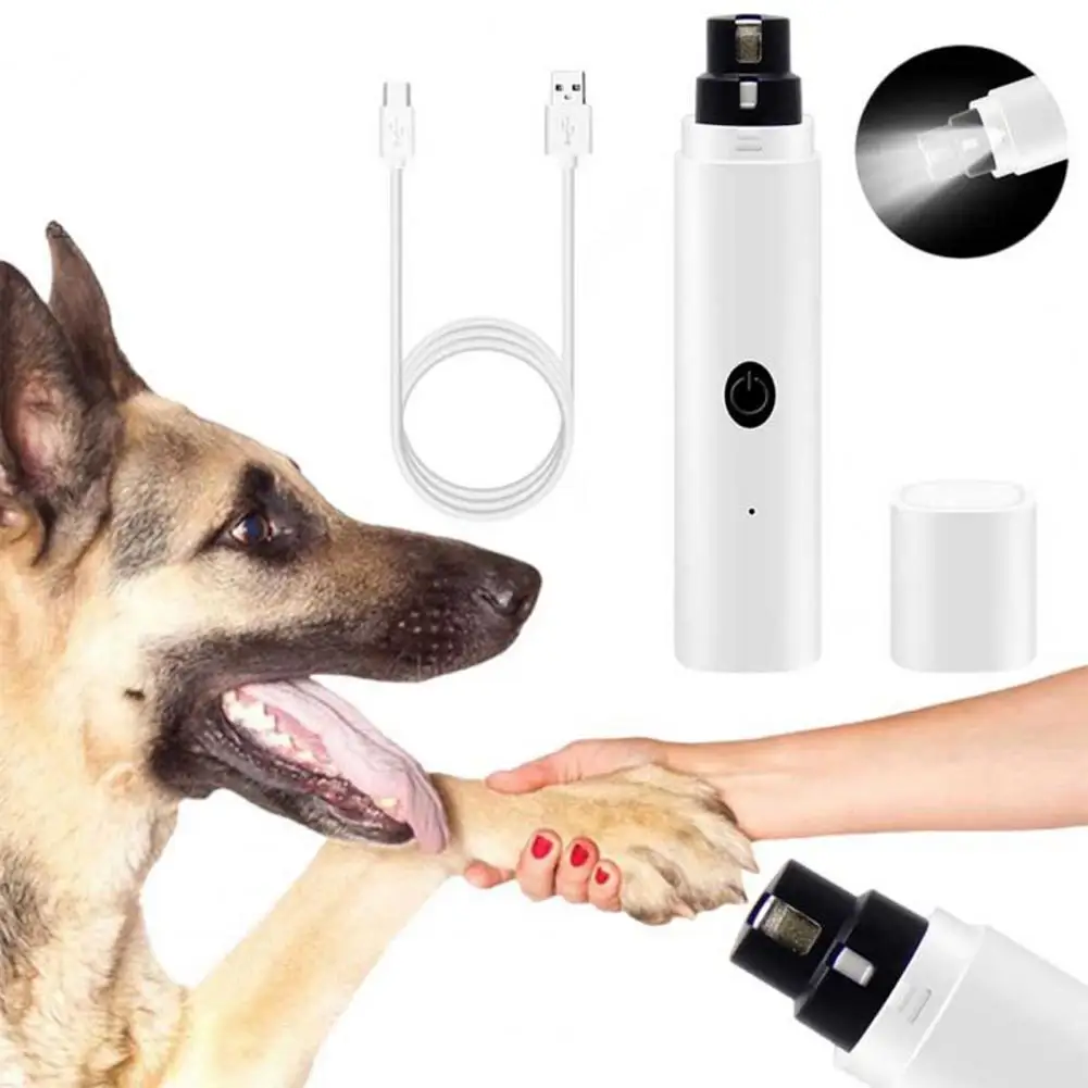 Amoladora de uñas para perros, potente y silenciosa, velocidad ajustable, baja vibración, fácil afilado rápido de patas, eléctrica, para gatos y perros - imagen 2