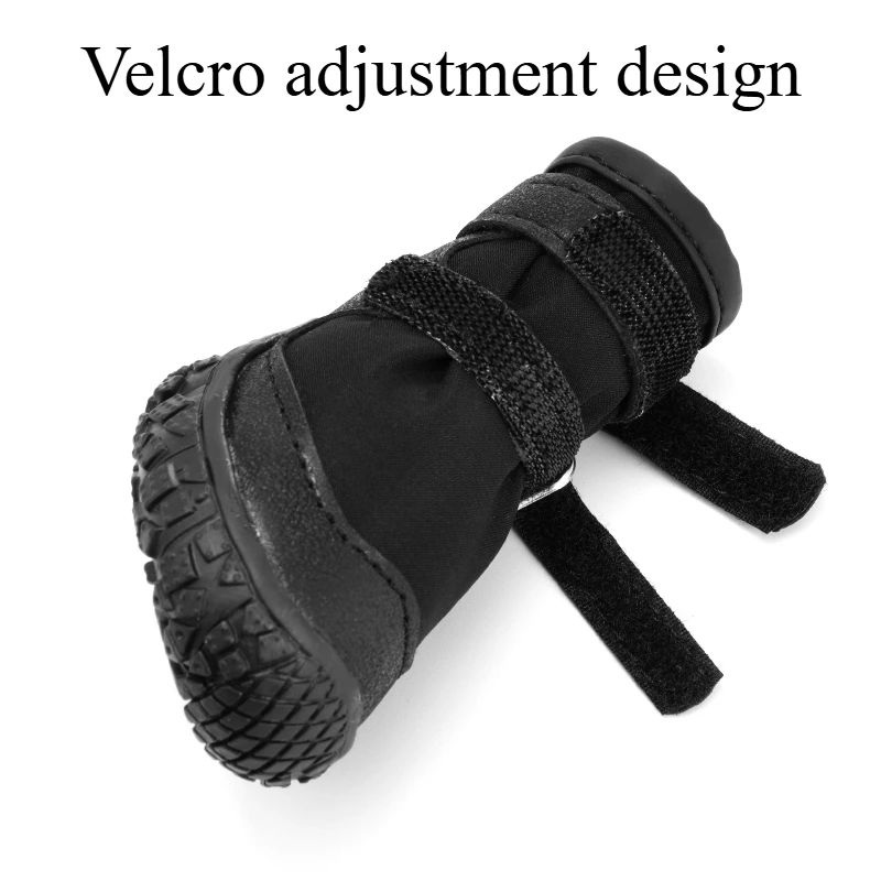 Zapatos impermeables para perros, zapatos para caminar al aire libre, Bichon pequeño, resistente al desgaste, suave, antideslizante, suministros para mascotas, productos cómodos - imagen 3