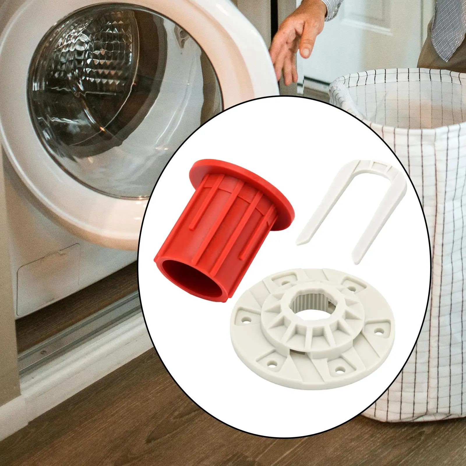 W10528947 Kit de cubo impulsado por cesta de lavadora Reemplazo directo Resistente al desgaste Robusto