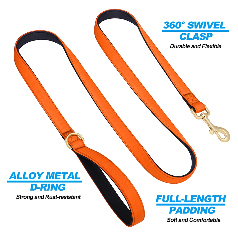 Correa de nailon para perros con empuñadura acolchada resistente - imagen 2