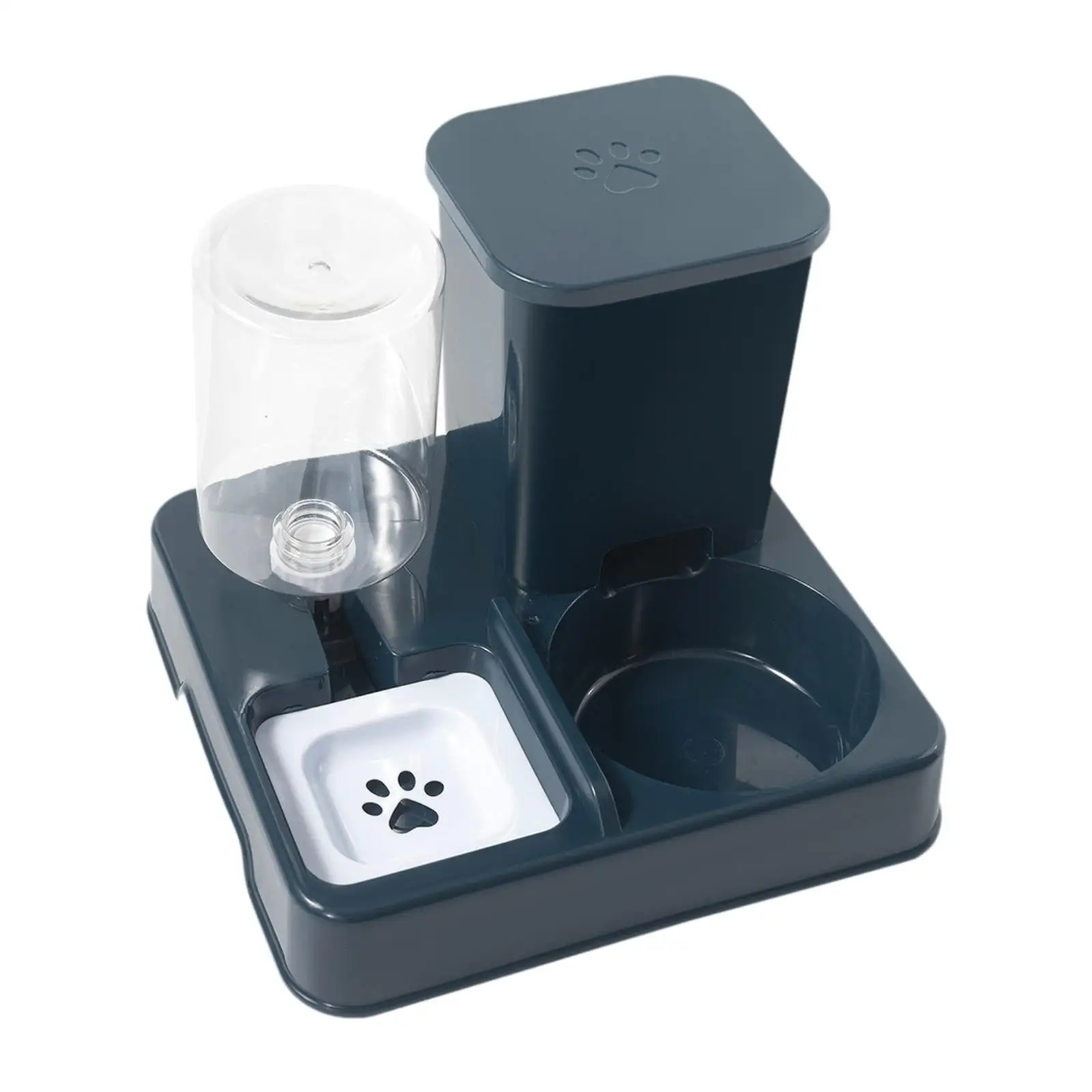 Cat Feeder and Water,Pet Food Bowl,Easily Clean Food and Water Bowl Dispenser Automatic Cat Feeder for Puppy Medium Pet Dogs