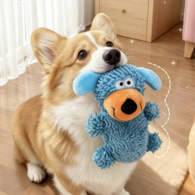 Juguete interactivo para perro con sonido, resistente limpieza dental - imagen 3