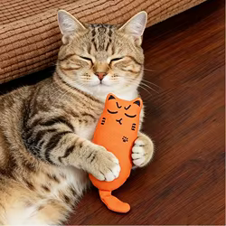 Juguete interactivo con hierba gatera para gatos – Resistente y duradero