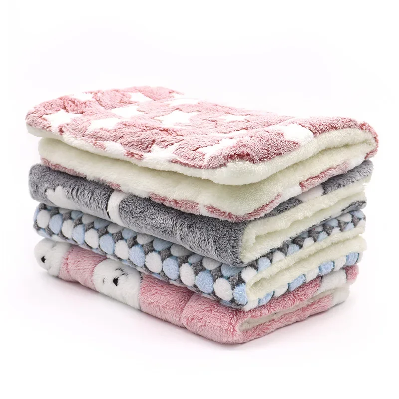 Cojín para perros, manta para mascotas, manta de otoño e invierno, almohadilla de algodón cálida, cojín grueso para gatos, almohadilla para dormir