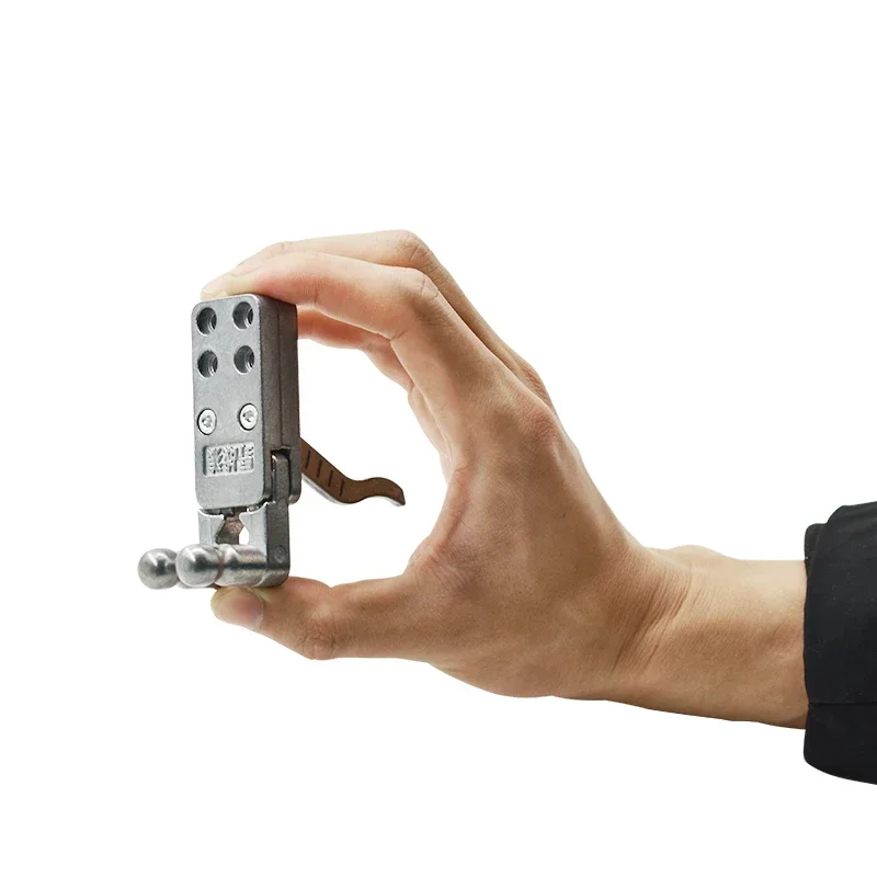 Dispositivo de liberación de banda de goma para tirachinas largo, Material de aleación, gatillo de tiro de tirachinas grande, piezas y accesorios de tirachinas DIY - imagen 5