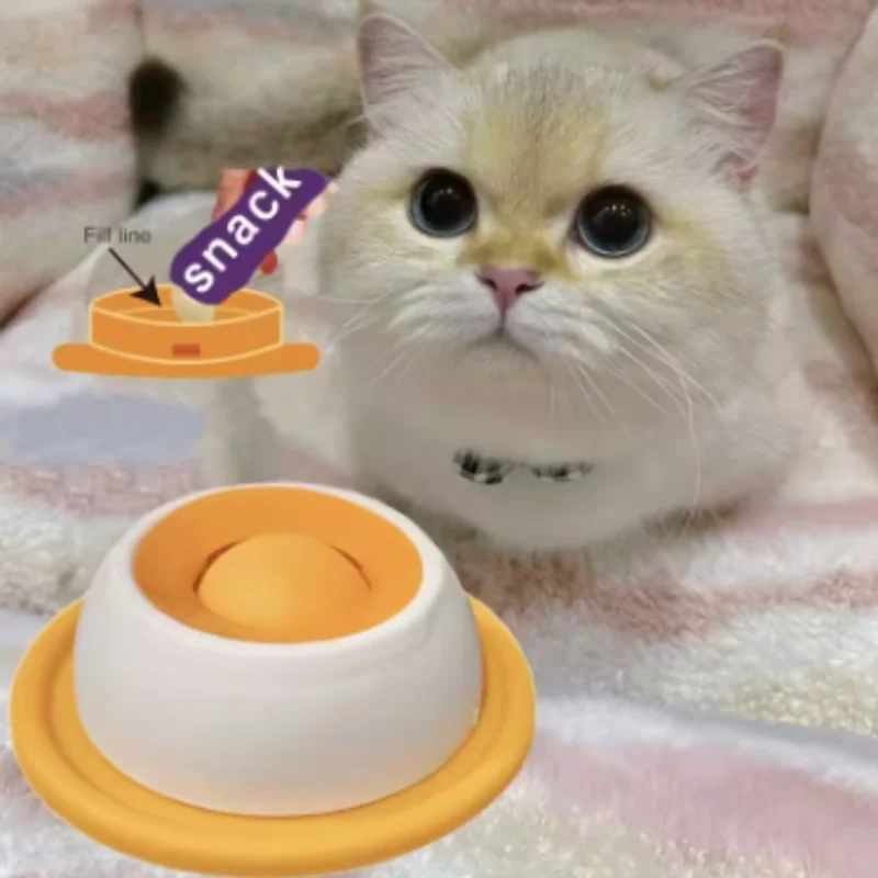 Juguete interactivo dispensador comida lenta para perros y gatos - imagen 3