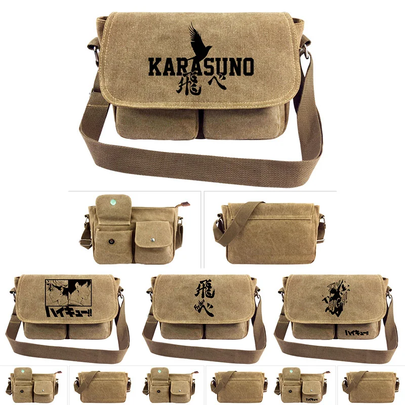 Haikyuu!! Bolso bandolera lona Hinata Shoyo para estudiantes - imagen 2