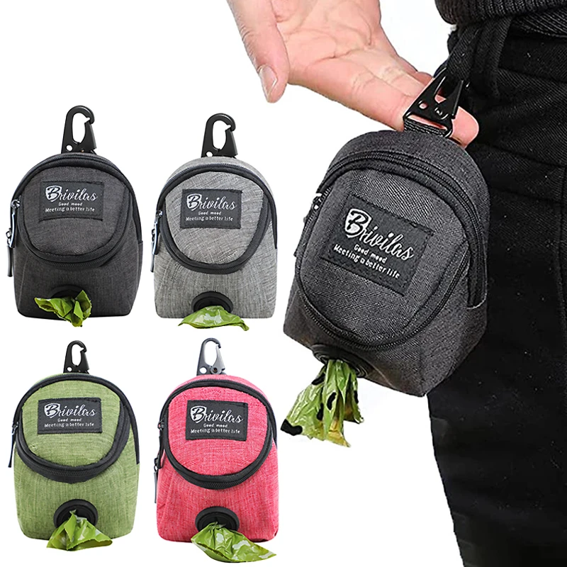 Bolsa de entrenamiento para perros y mascotas, bolsa portátil para golosinas para perros al aire libre, bolsa de cintura de recompensa para aperitivos para cachorros, dispensador de bolsas para excrementos de perros, accesorios para mascotas