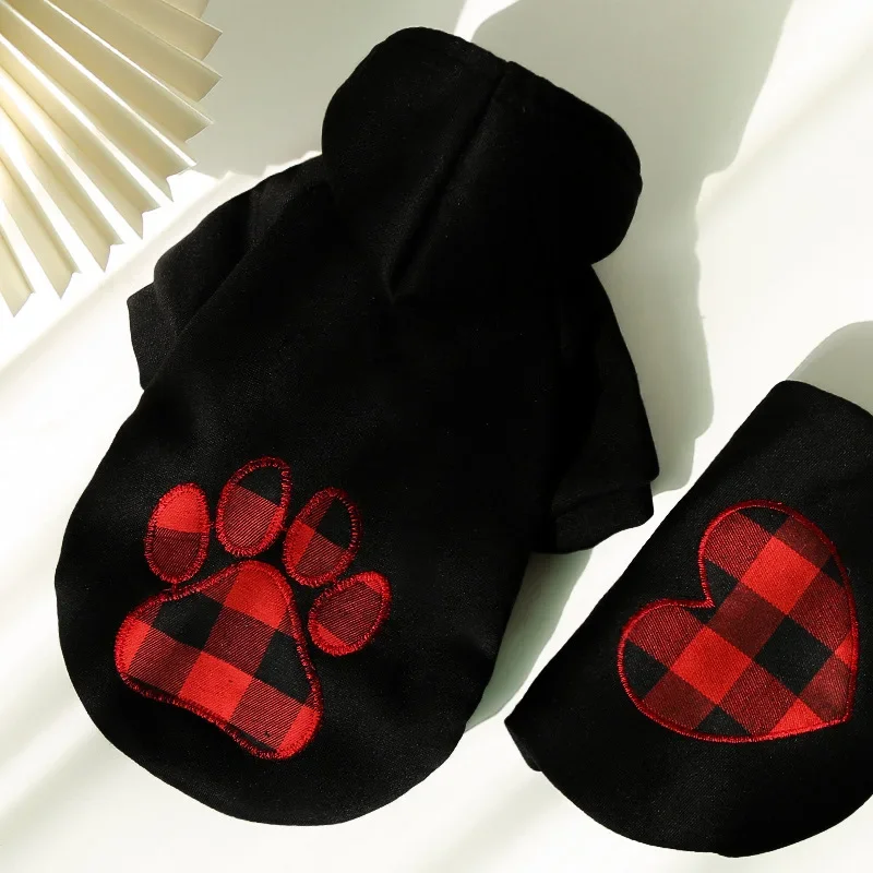 Otoño e Invierno, ropa para perros pequeños, medianos y grandes a cuadros, suéter para gatos, suministros para mascotas de Pomerania - imagen 5