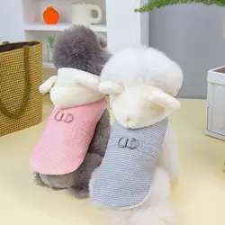 Abrigo con capucha acolchado para perros – Forro polar térmico invierno