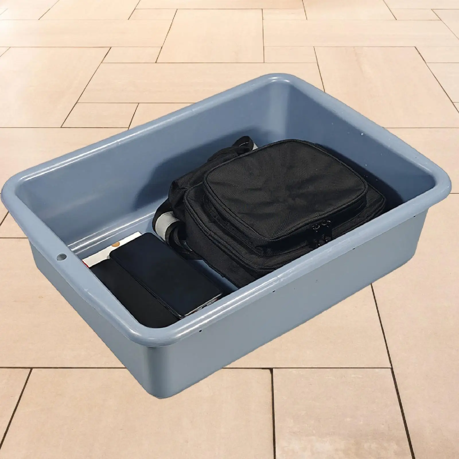 Commercial Bus Box, Airport Home Versatile Subway Station Large Tableware Organizer Basin Dish Collection Tray Wash Tub Basin Commercial Bus Box, Airport Home Versatile Subway Station Large Tableware Organizer Basin Dish Collection Tray Wash Tub Basin