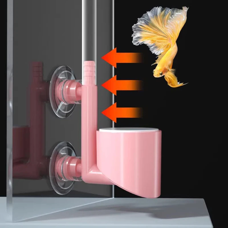 Ventosa para acuario, aireador de oxígeno con piedra de aire creciente de burbujas de aire con ventosa, accesorios de oxígeno hidropónico - imagen 4