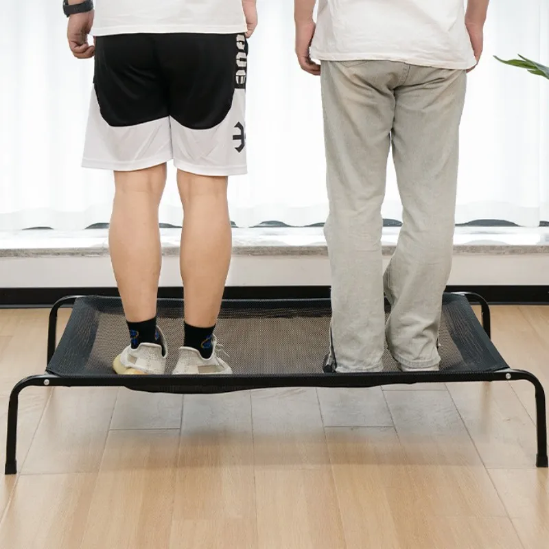 Cama a prueba de humedad para perros medianos, casa de Camping, transpirable, con marco de hierro, casa extraíble, alfombrillas para perrera - imagen 4