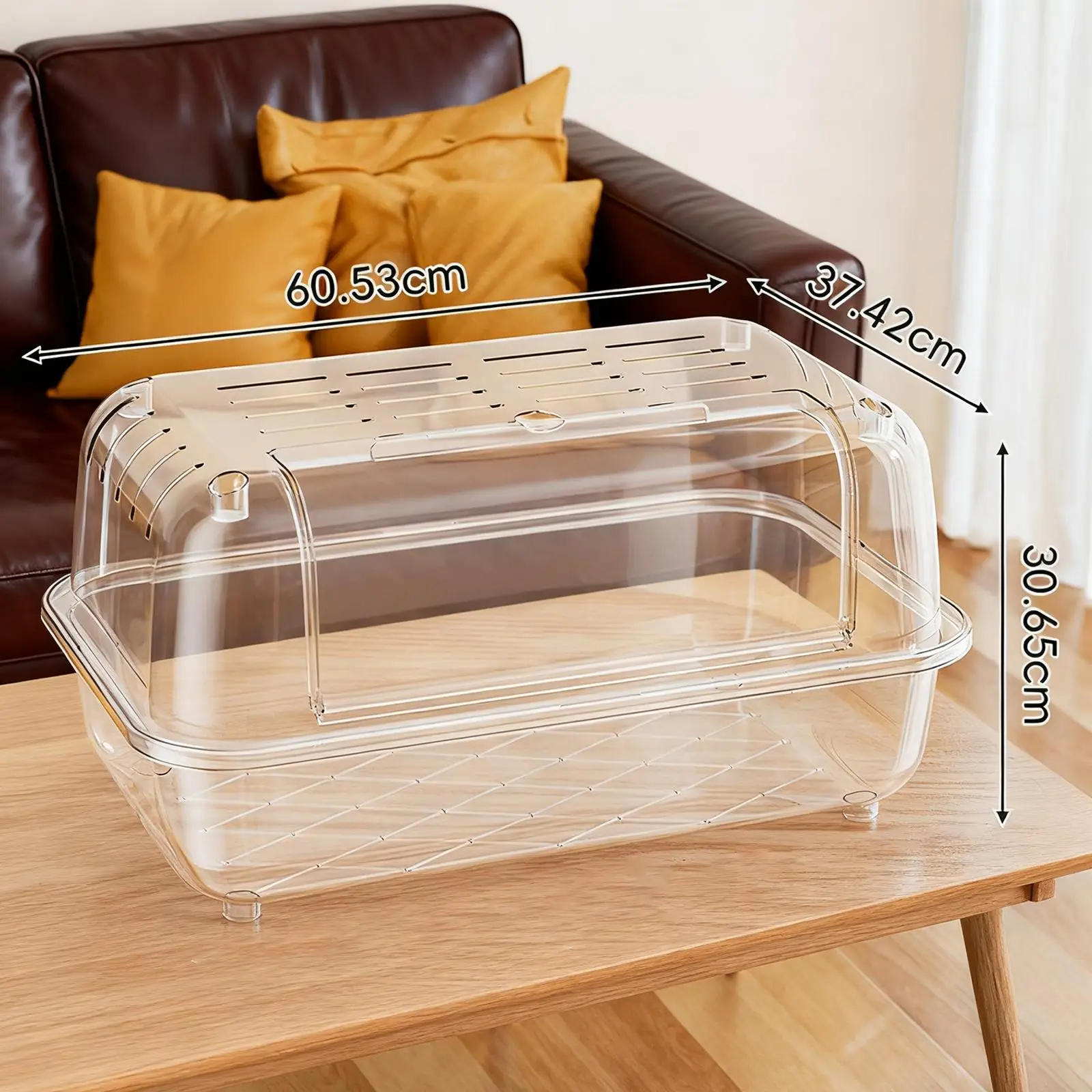 Large Hamster Cage Enclosure,Breathable,Accessory,Exercise Playing House,Small Animal Habitat Villa for Sugar Glider Gerbils