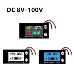 Indicador voltaje batería con alarma temperatura 12V-48V