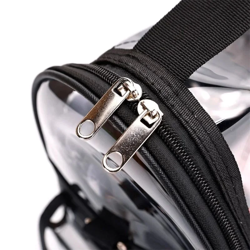 Bolsa de herramientas de maquillaje cosmético, soporte para brochas de maquillaje de gran capacidad, bolsa de artista de maquillaje de viaje, organizador de cosméticos impermeable con divisor - imagen 5