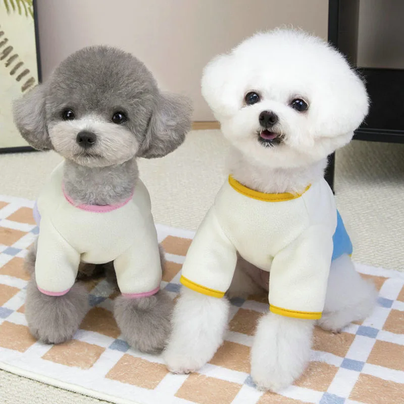 Ropa de lana para perros, jersey de invierno, suéter con capucha para perros pequeños, perro salchicha, Chiwawa Shih Tzu, ropa para mascotas, sudaderas con capucha para cachorros - imagen 4