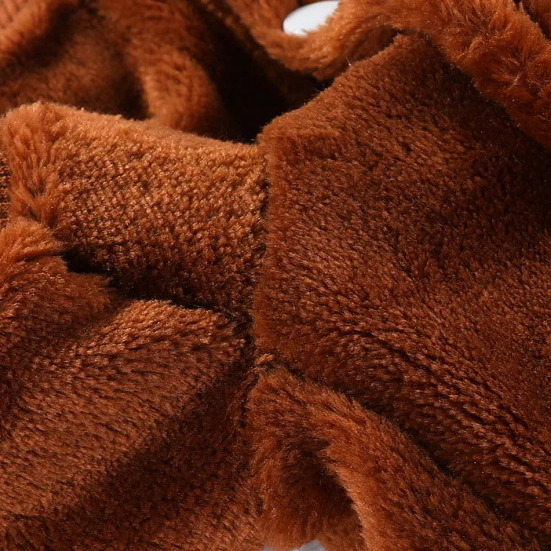 Mono de lana, mono de invierno, abrigo de 4 patas, ropa cálida para perros pequeños y medianos, pijama para mascotas de perro salchicha, Chihuahua York, chándal XS - imagen 4