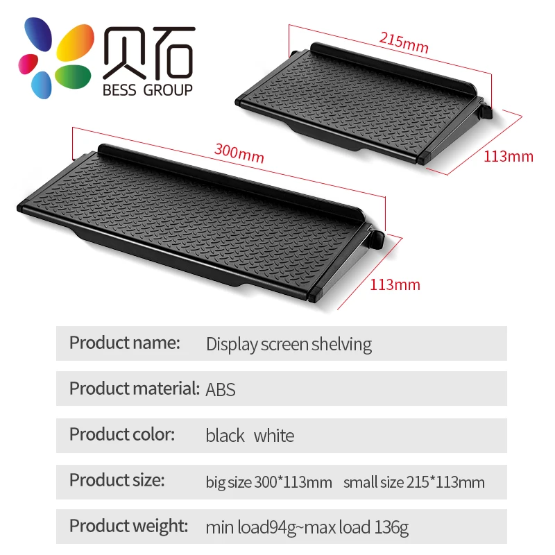 Estante superior ajustable para pantalla de TV, estante de exhibición para Monitor de ordenador, soporte de escritorio, estante para TV, monitores superiores de TV, soporte Simple - imagen 3