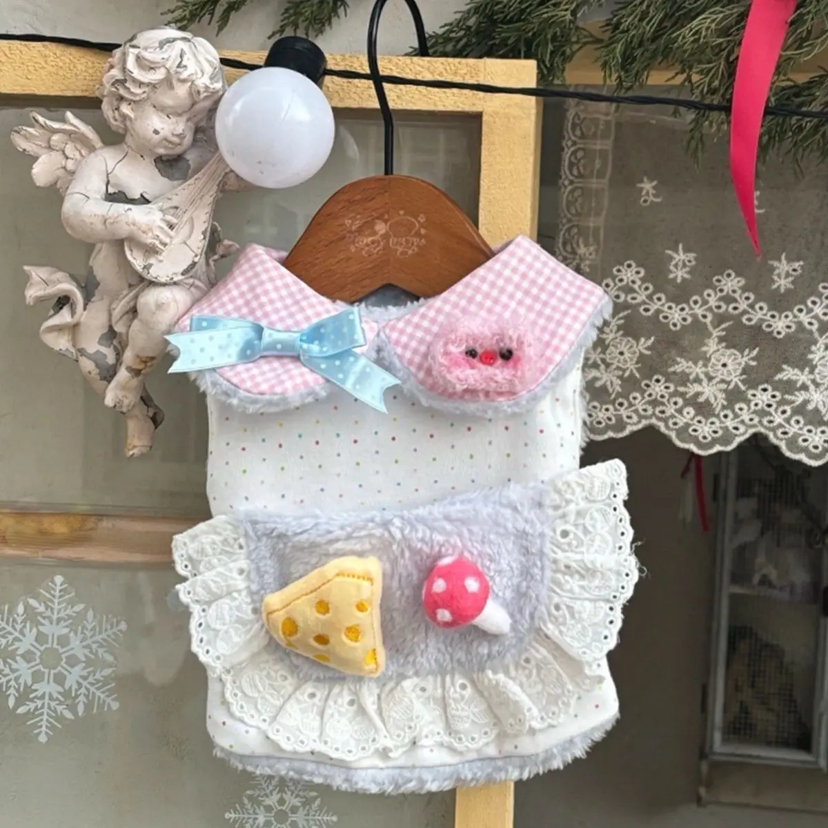 Vestido de bolsillo de felpa para otoño/invierno para mascotas, chaleco de peluche, chaleco bonito, ropa para mascotas, vestidos para perros pequeños, ropa para cachorros - imagen 3