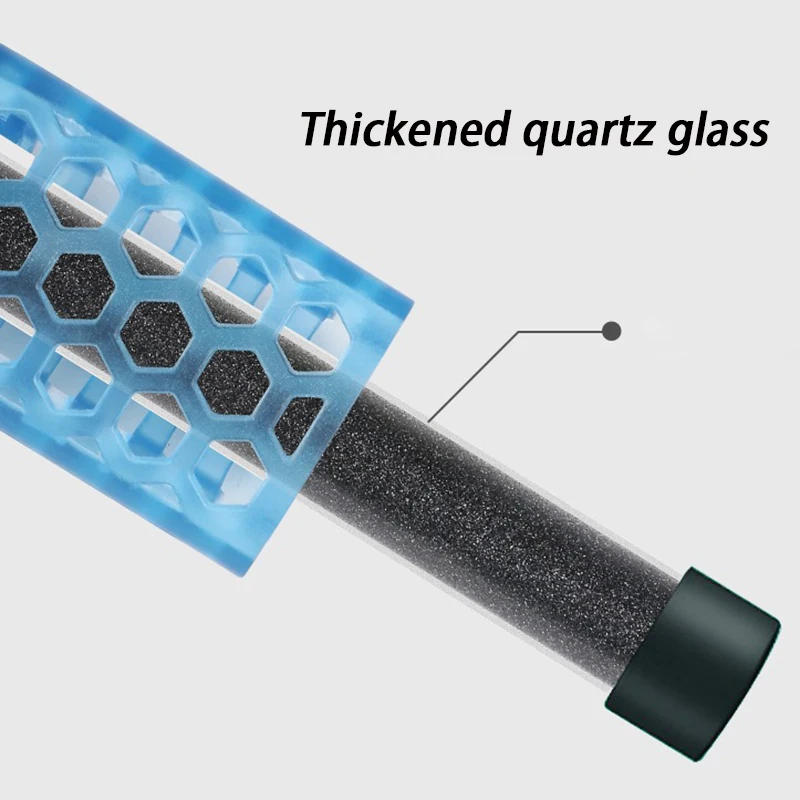 Varilla calefactora de tortuga de bajo nivel de agua de 3CM, calentador pequeño para acuario, varilla calefactora automática externa de temperatura constante, Mini - imagen 4