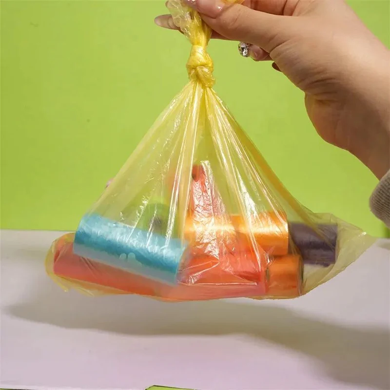 8 rollos/120 Uds. Bolsas portátiles de limpieza para mascotas bolsas para excrementos de perros a prueba de fugas bolsas de basura para mascotas para uso interior y exterior - imagen 4
