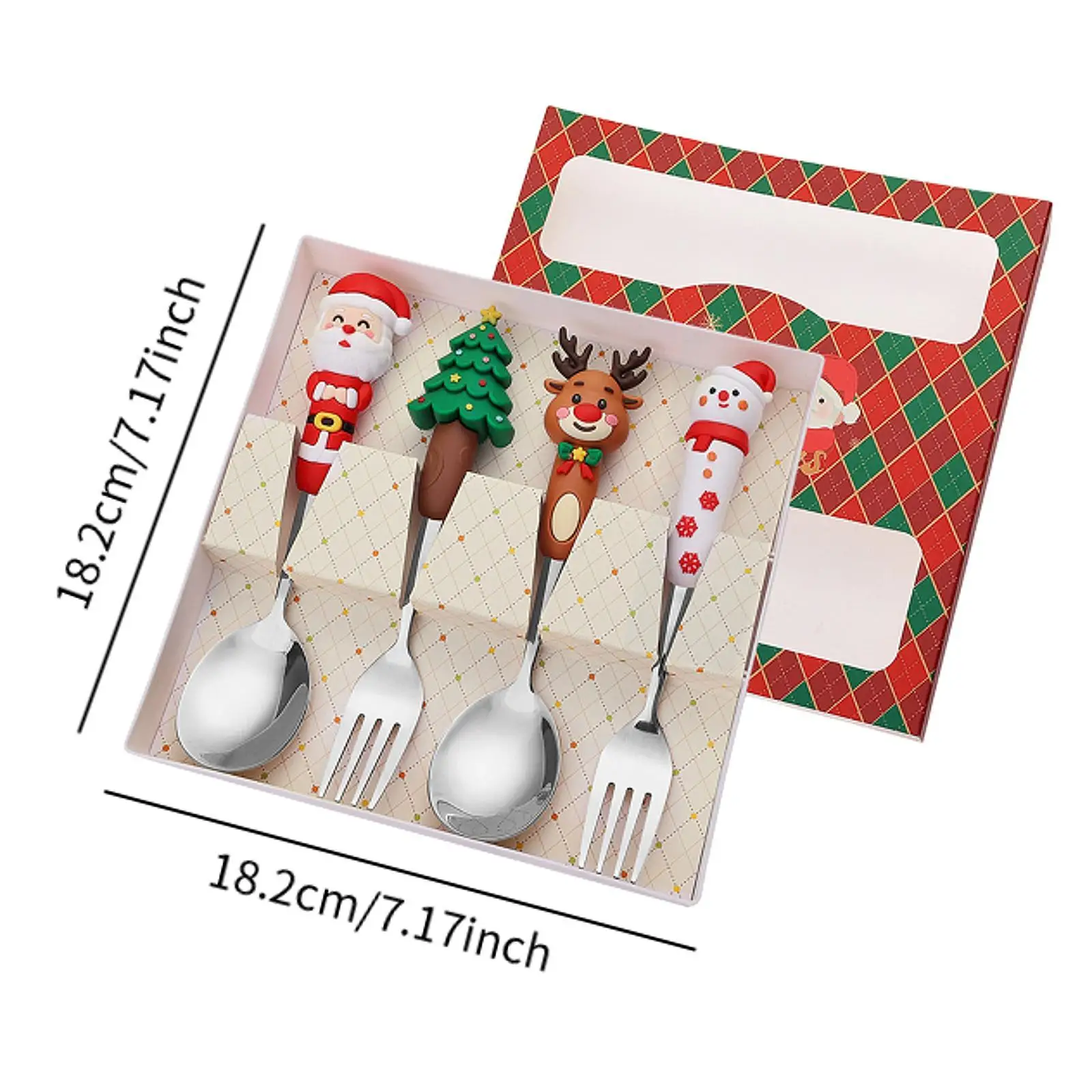 Christmas Spoons Forks Set,Stainless Steel,Dessert Spoons Forks,Xmas Cutlery Kits ,latware Cutlery Set for Wedding Party Xmas Christmas Spoons Forks Set,Stainless Steel,Dessert Spoons Forks,Xmas Cutlery Kits ,latware Cutlery Set for Wedding Party Xmas