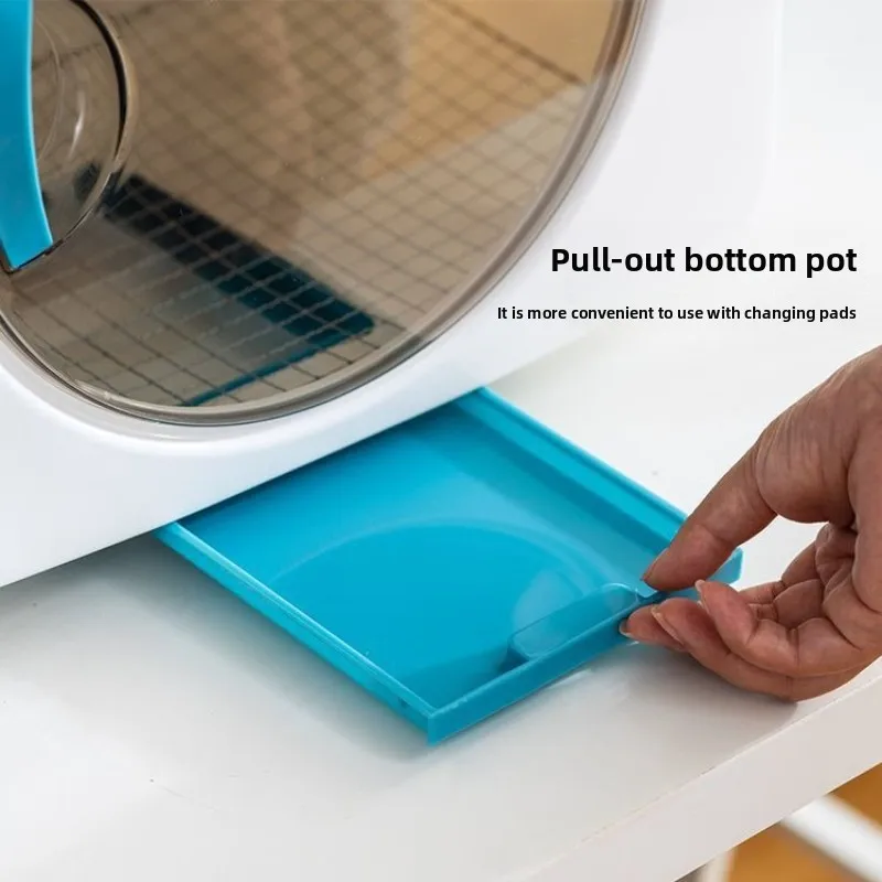 Caja aislante para loros, temperatura ajustable, portátil, transparente, visible, visualización de pollitos jóvenes, caja para incubar caliente, jaulas para pájaros - imagen 5