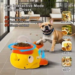 Juguete interactivo para perros - pato amarillo de entrenamiento