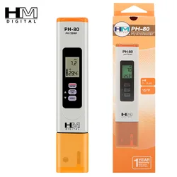 Medidor de pH digital con termómetro para acuario y pecera