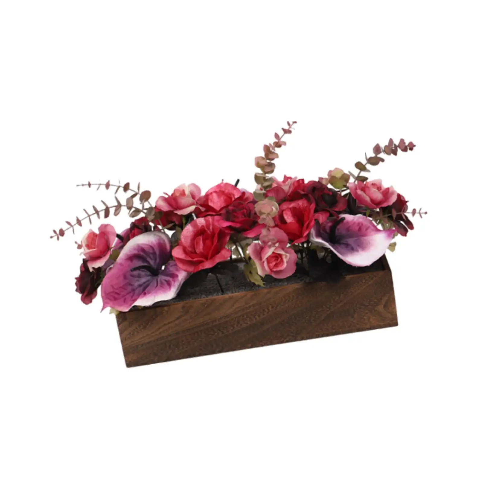 Regalo de flores artificiales en maceta, mini plantas en macetas, flores y vegetación, pequeñas flores artificiales DIY para mesa, dormitorio, manto - imagen 4