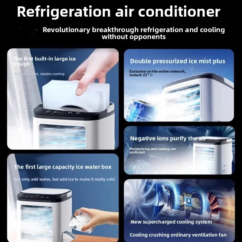 Aire acondicionado para mascotas, artefacto de refrigeración Vertical, ventilador de refrigeración pequeño para perros y gatos, Mini ventilador de escritorio USB para el hogar, Enfriador de aire, productos para mascotas - imagen 4