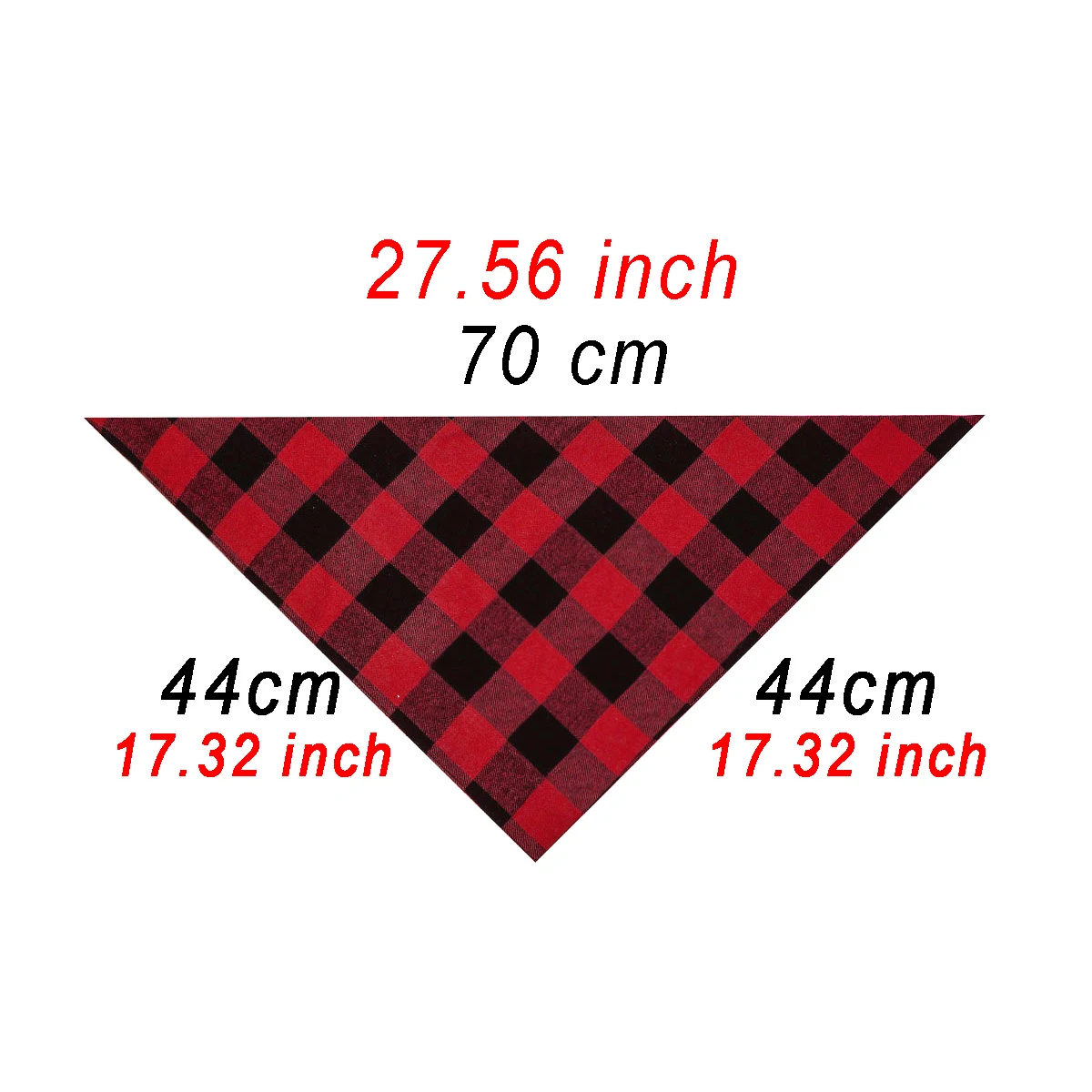 Pañuelos para mascotas con identificación de nombre personalizado, babero Triangular a cuadros para perros y gatos, Collar, artículos para mascotas, accesorios para cachorros - imagen 2