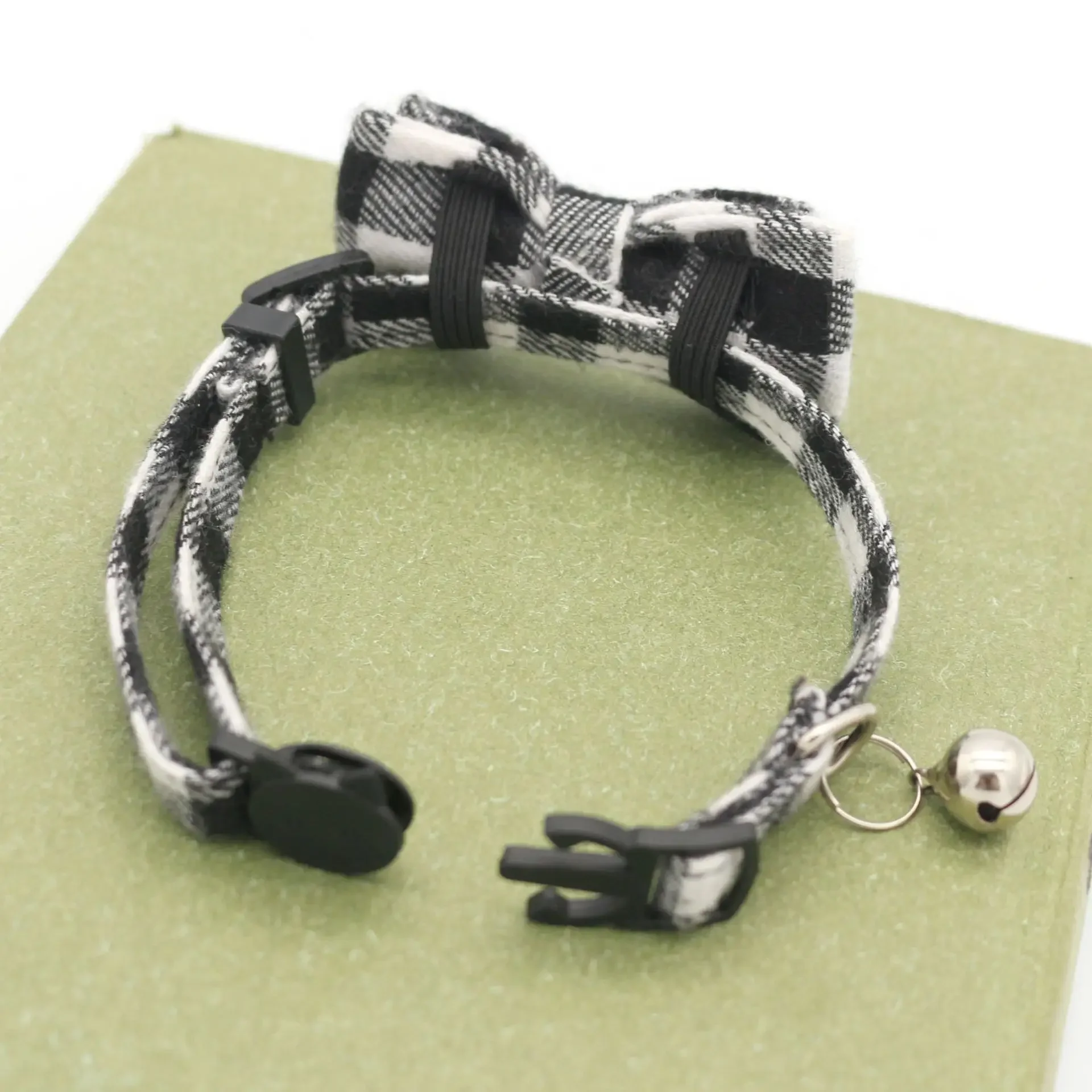 1PC Cute Cat Collar Small Puppy Cat Dog Collars Bow Kitten Collar Bowknot Necklace with Bell for Dog Cat Chihuahua Pet Supplies - imagen 5