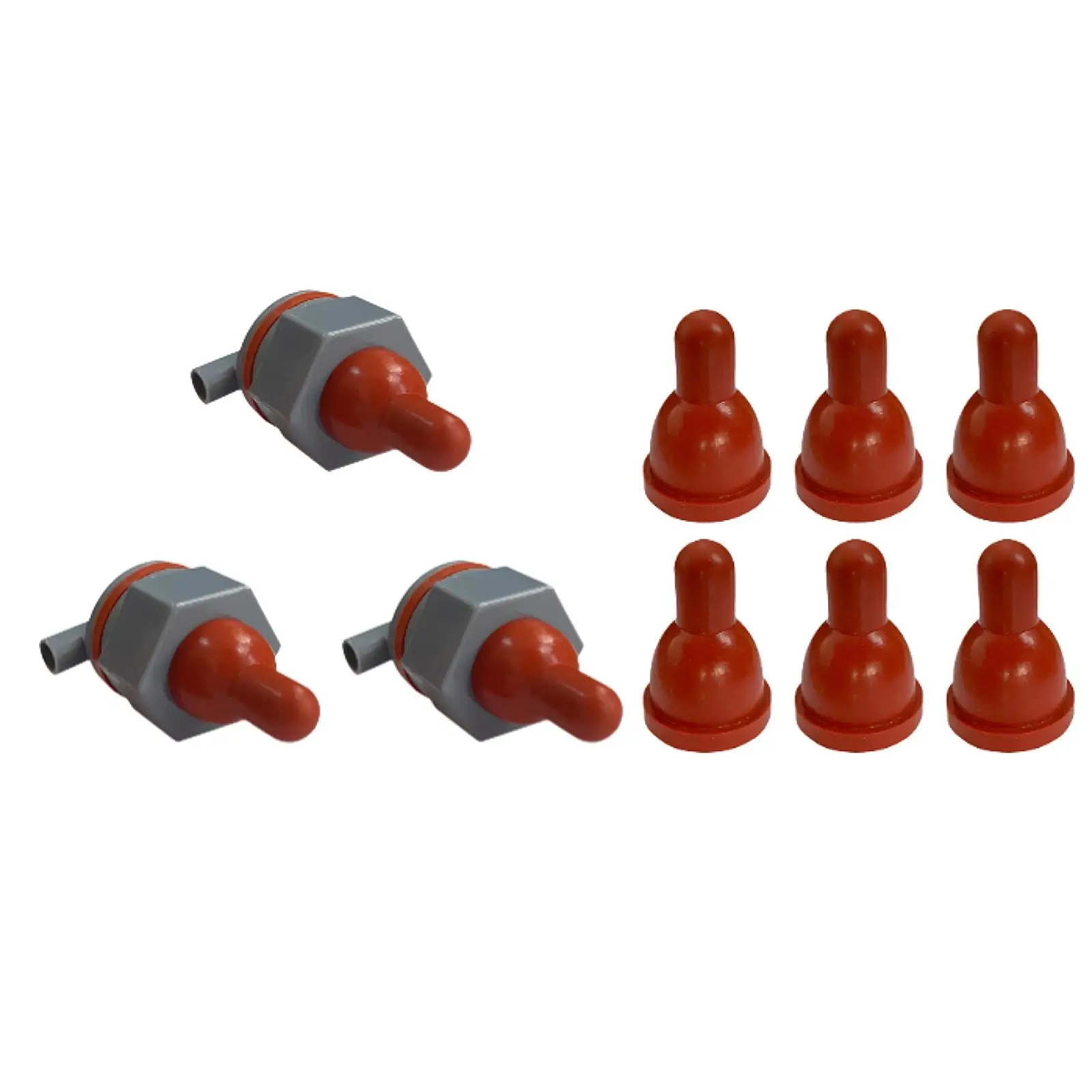 Goat Nipples Lamb Teat Feeders Backflow Prevent Leakproof Small Animal Milk Drink Nipples Soft Rubber for Lambs Puppy