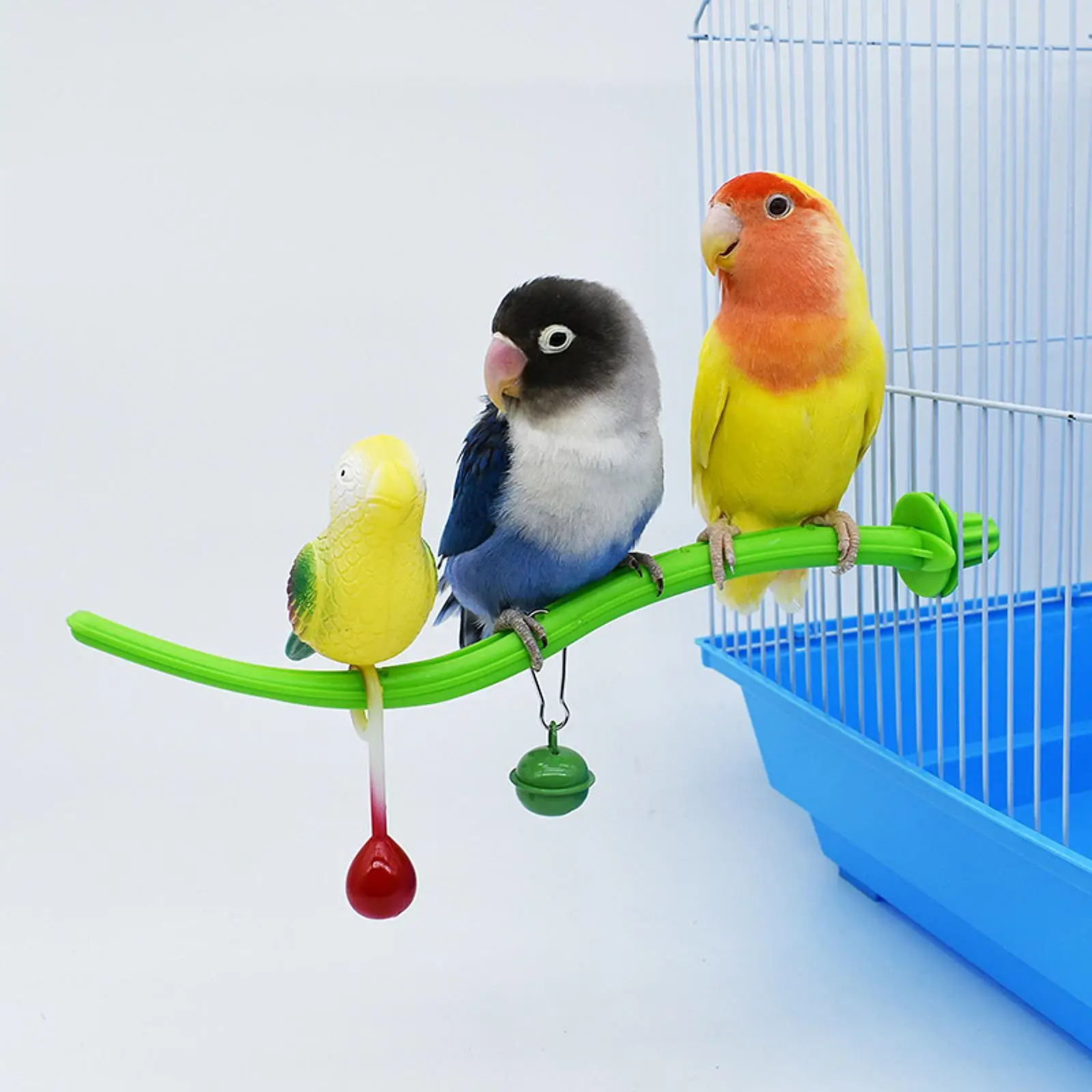 Pet Bird Toy Bird Grinding Claws Parrot Stand Branch Parrot Cage Toy for Conures African Grey Macaws Parrots Budgerigar Bird