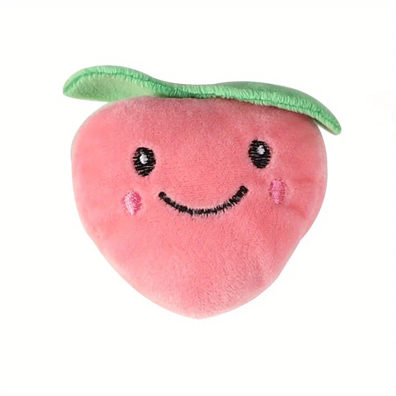 Juguetes de peluche para gatos, juguete interactivo para moler dientes en forma de fruta para gatitos - imagen 4