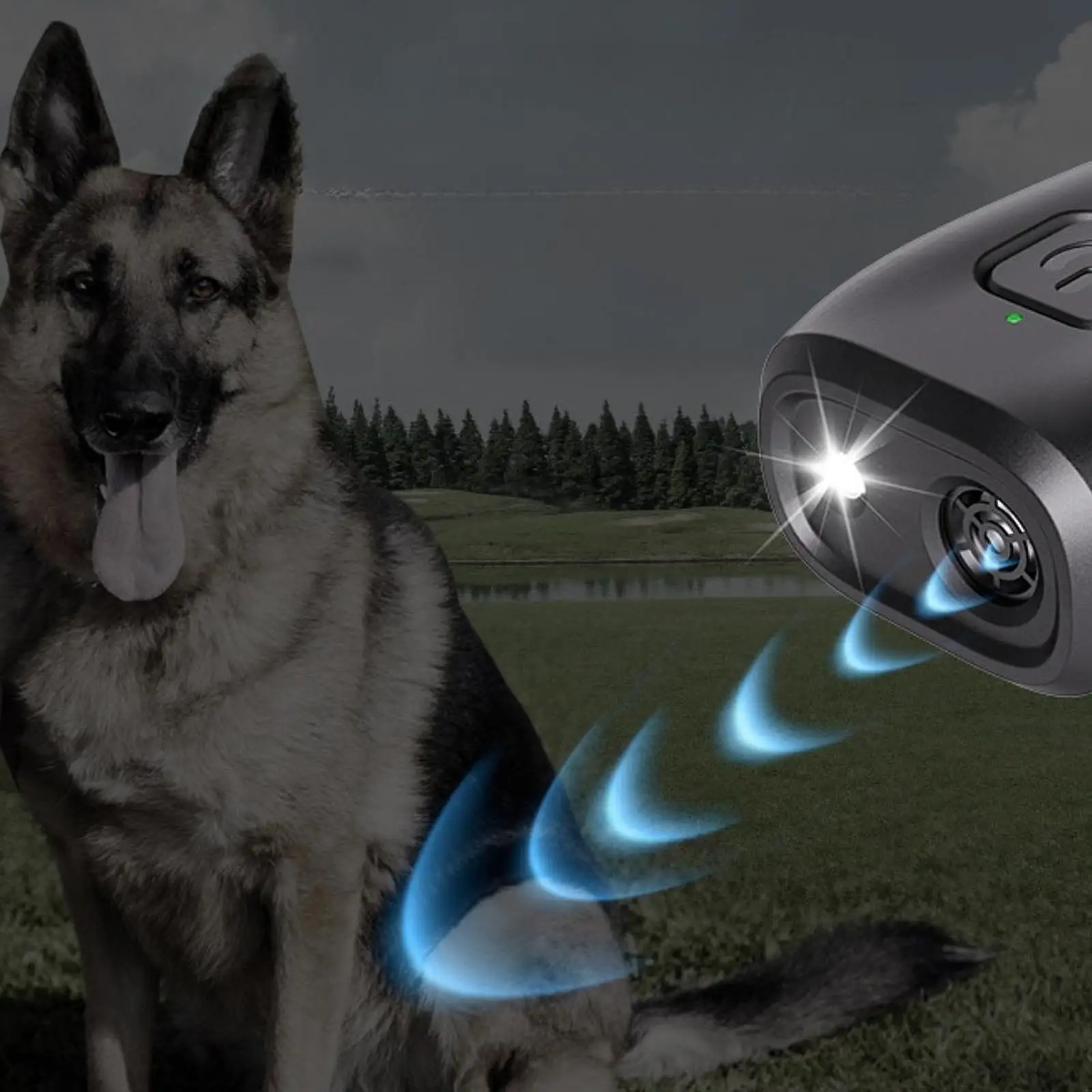 Ultrasonic Anti Barking Device Lightweight Effective Dog Barking Control Devices Dog Barking Train for Trips Outdoor Activities