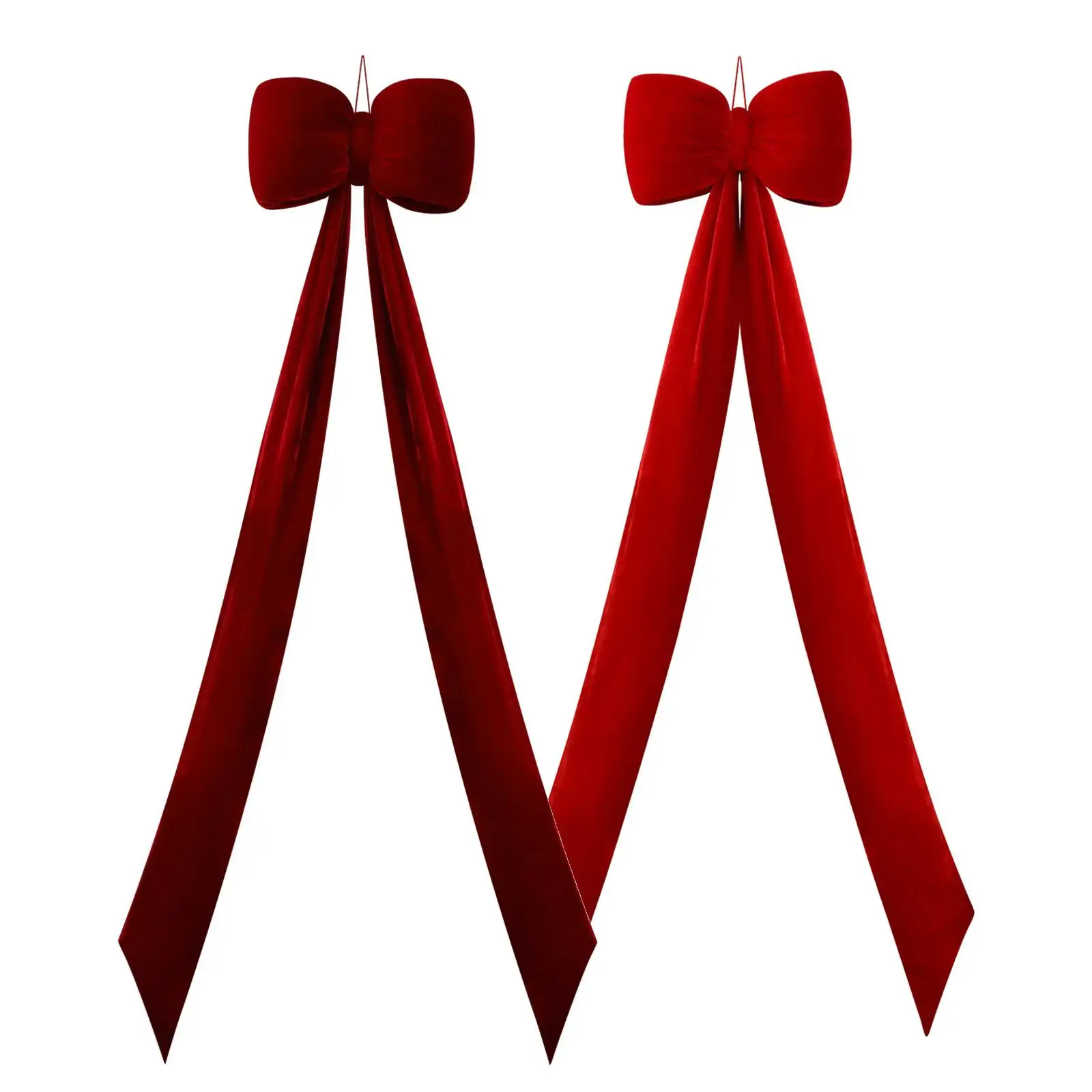 Adorno de árbol de Navidad con lazo gigante, decoración navideña decorativa de 59 pulgadas, telón de fondo multifuncional para porche, Bar, tienda, sala de estar