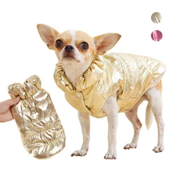 Chaqueta impermeable para perros Bulldog Francés y Yorkie con forro