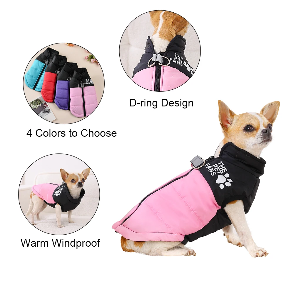 Chaqueta térmica para perros – Protección antiviento y frío - imagen 2