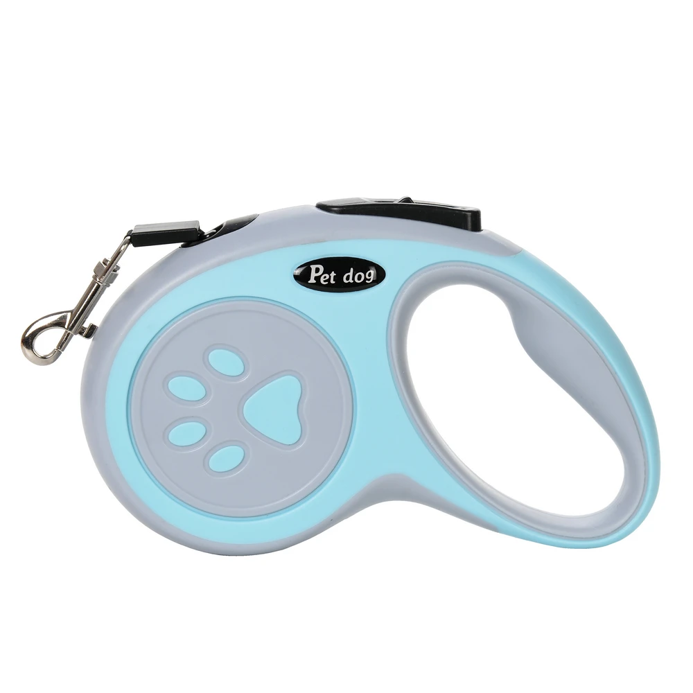 Correa retráctil automática para perros pequeños, grandes y gatos - imagen 2