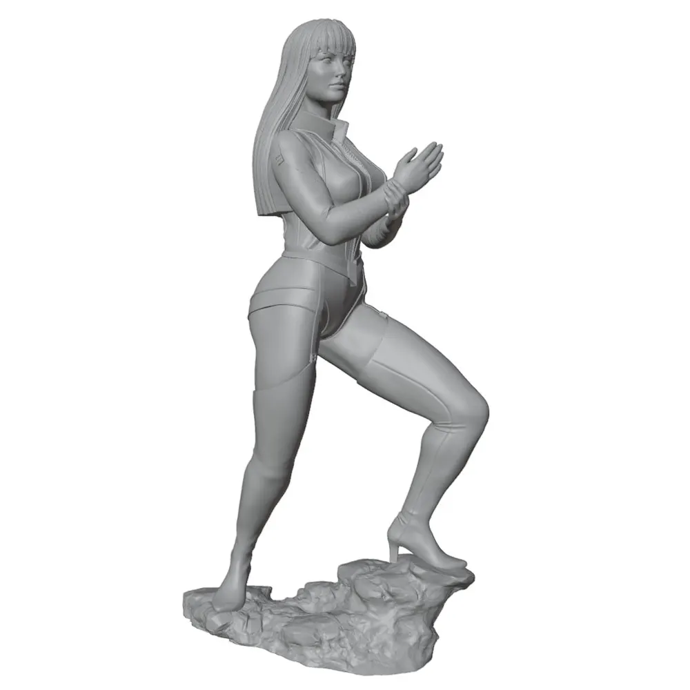 Miniatura de resina sin pintar 1/24 – Figura coleccionismo para mascotas - imagen 2