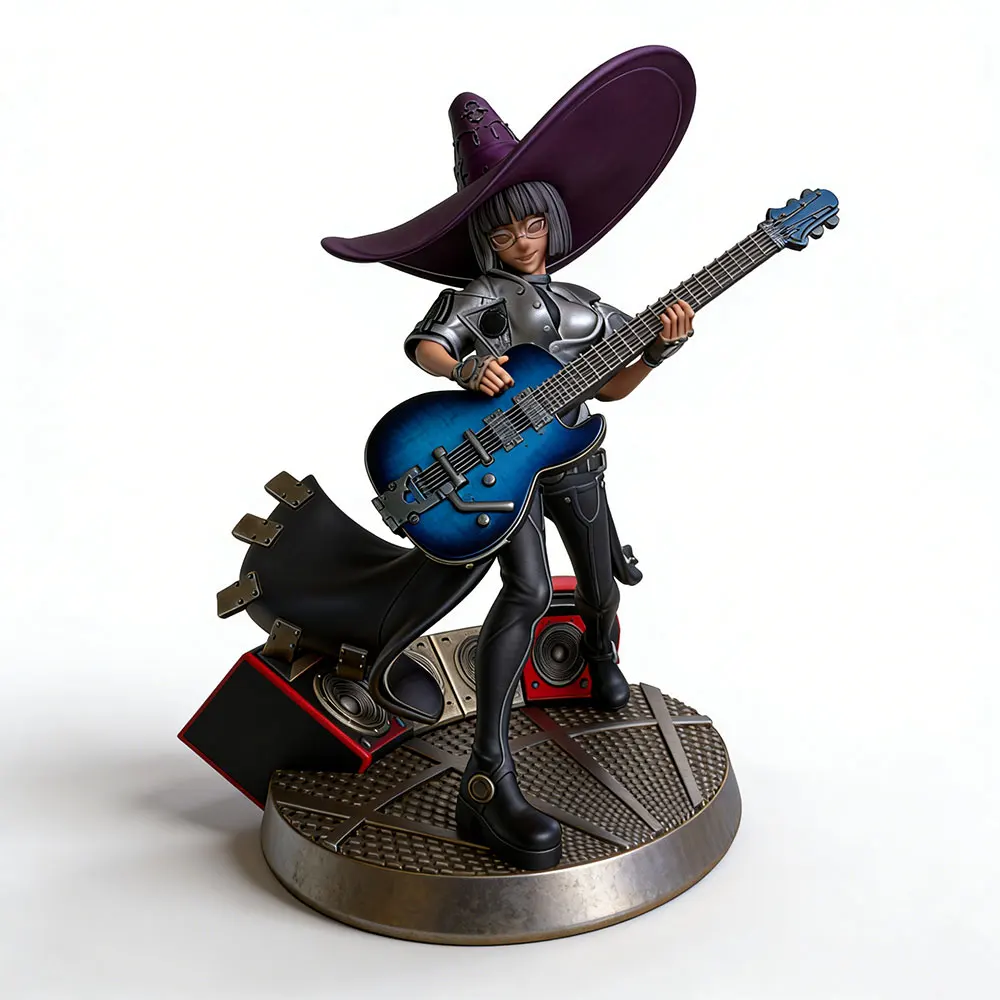 Figura Rock Witch anime 1/24 - Coleccionable sin montar - imagen 2